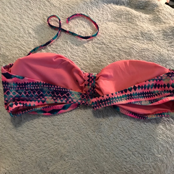PINK Strapless Bikini Top - Picture 3 of 5